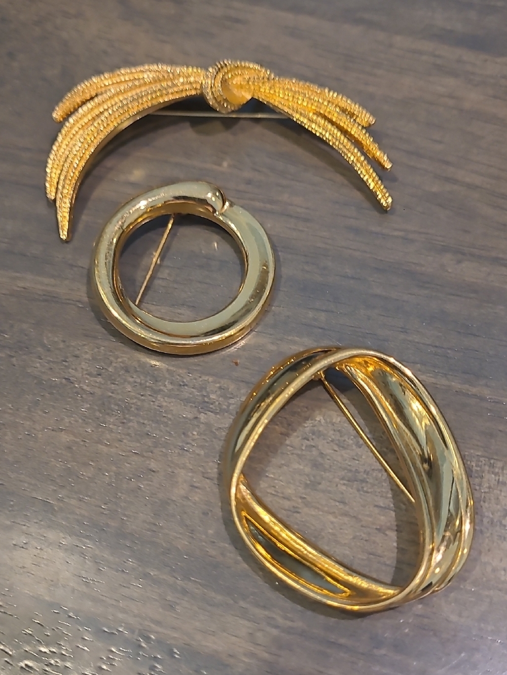 Trio Monet Brooches